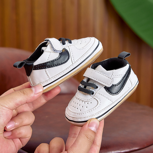 Spring and Autumn Leisure Baby Learning to Walk Shoes Soft Sole Anti-Slip Sports 0-1 Year Non-Slip Baby Shoes Babyshoes