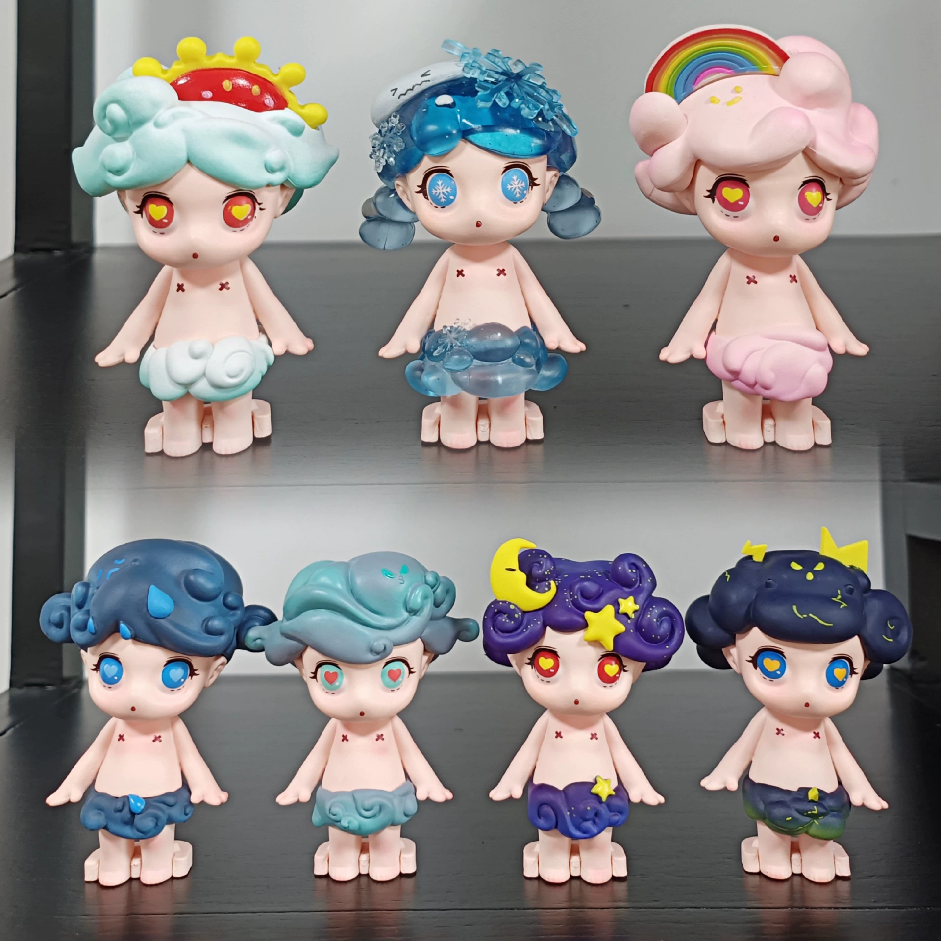 7 видов серии LuLu Weather Girly Heart Healing Internet Celebrities Live Broadcast Blind Bags Handmade Office Gift Collection Ornaments