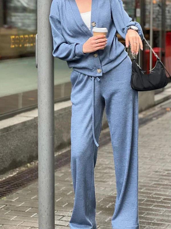 ActiveGo 2024 Autumn Winter New European American Cross-border Independent Station Hot Sale Casual Sports Suit Cardigan_desvips.com