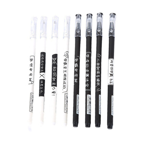 Cute Scholar Neutral Pen Creative Stationery 0.5mm Needle Pen Black Signature Pen Office Supplies Student Water-based Pen