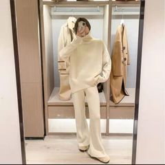 カジュアルファッションのスーツ女性秋冬はおしゃれな洋風がゆったりしています。
