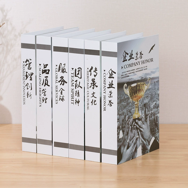 Китайская поддельная книжная декоративная украшения офис продаж библиотека аксессуары реквизит книжная полка моделированная книга