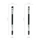 Mini Double Eyebrow Brush Spiral Brush Slant Blade Eyebrow Brush Eyelash Comb Single Portable Beauty Makeup Tool