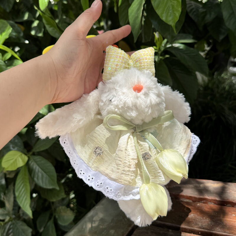 クリエイティブでかわいい垂れ耳ボニーウサギのドレスアップDIY大きなスカート超妖精垂れ耳ウサギのぬいぐるみ吊り下げ装飾品クロスボーダー用|undefined