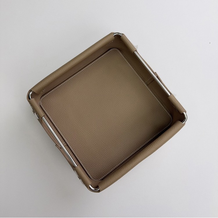 高级感轻奢桌面零食化妆品收纳筐遥控器钥匙玄关真皮高档收纳篮|undefined
