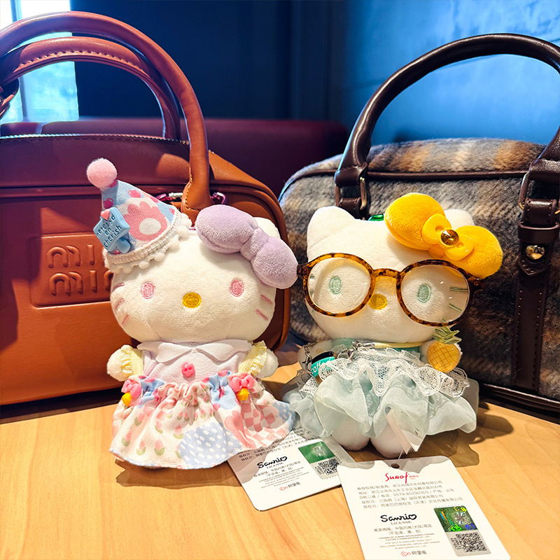 Pendant Plush Doll Kitty Cute Hello Kitty Genuine Kt Cat Toy Hellokitty Bag Pendant