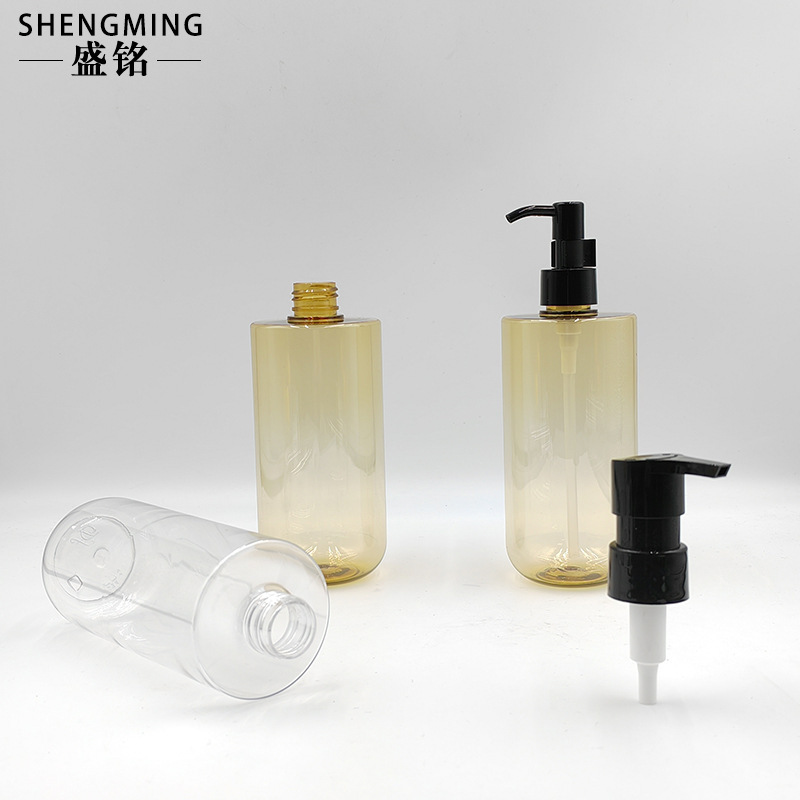 卸売 350ML400ML 丸底メイク落としオイルボトルエッセンスプレスボトルバスオイル空ボトルメイク落とし水ボトル|undefined