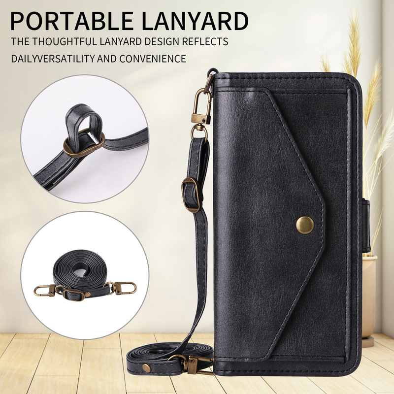 Suitable for Motorola G56 5g, G66J, G66Y New Cow Leather Pure Color Leather Case Card Phone Case