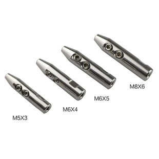 M&J Stainless Steel 316 Wire Rope Connector Column Railing Wire Rope Connection Cable Tapered Connector