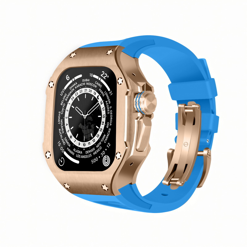 Para iwatch ultra49 reloj correa de Apple Correa protectora Shell 316L Acero inoxidable Richard cambiado al traje
