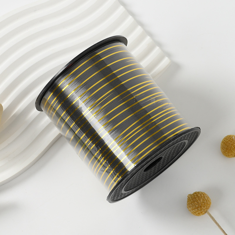 Cinta de Phnom Penh al por mayor transfronteriza 1cm250 yardas de perlas con embalaje decorativo de regalo con cinturón de ppm con cinturón de globo atado