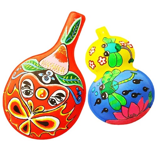 Hot-selling DIY hand-painted paper pulp thickened large and small horse spoon gourd facial makeup Halloween mask paper pulp white mask