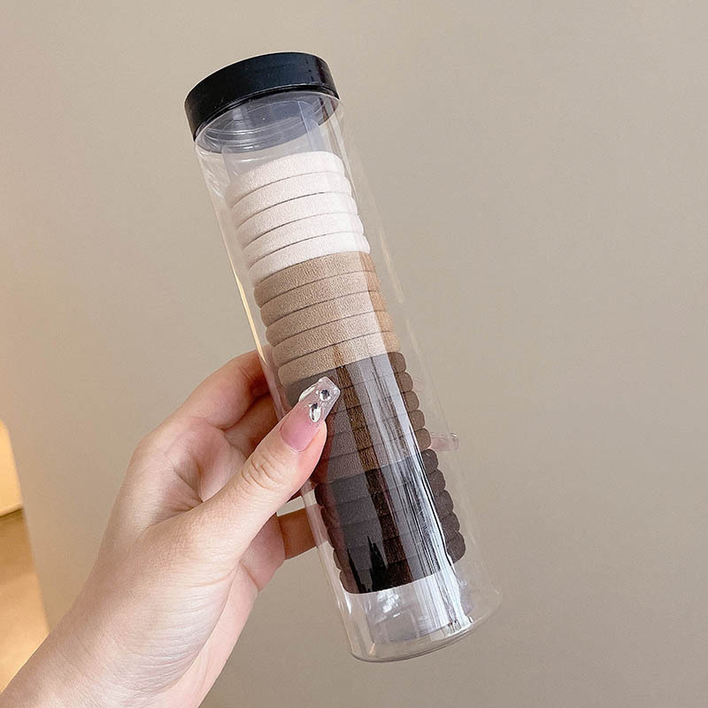 Caricatura encantadora anillo de pelo pulgar no daña el cabello de los niños correa de correa pequeña cuerda de cabello para niñas cuerda de cabello