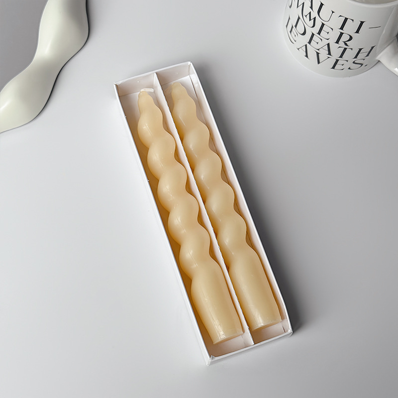 デスクトップ装飾品、家の装飾、ハイエンドの軽い豪華な雰囲気のガラスキャンドルホルダー、ヨーロッパのレトロなローマ柱キャンドルホルダー|undefined