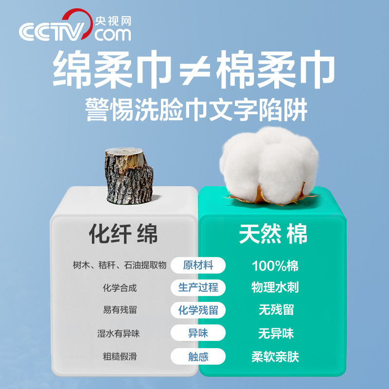 Toalla de lavado facial 100% algodón de la era del algodón Toalla suave de algodón para bebés Toalla de limpieza facial de algodón desechable Toalla de limpieza facial Toalla de papel grueso