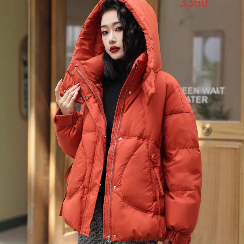 Customized British Style 2025 Short Korean Style Casual Fashion Warm Clothing Hooded Small Thickeneded down Jacket Customized British Style 2025 Short Korean Style Casual Fashion Warm Clothing Hooded Small Thickeneded down Jacket