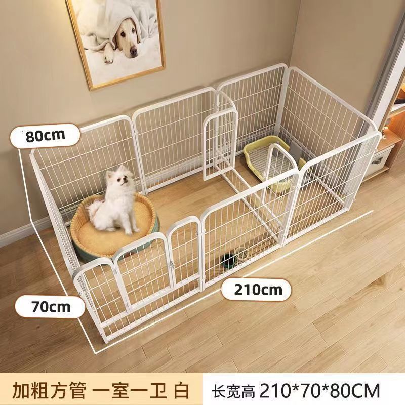 狗狗笼子狗围栏家用室内中大型犬狗笼子宠物栅栏自由组合带隔离门|undefined
