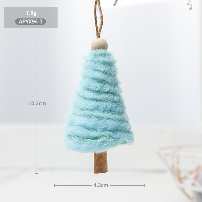 Blue plush Christmas tree/piece/7.8G