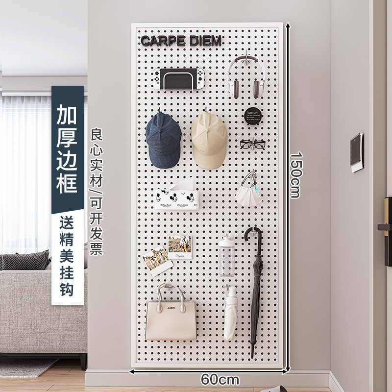 Estante de pared Estante Estante de flores Tablero colgante de herramientas Tablero de agujero de pared