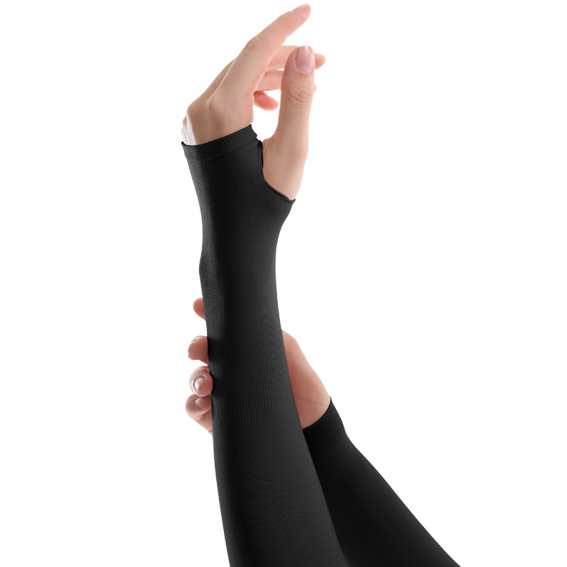 Mangas Deportivas de Seda de Hielo Nylon Protección Solar para Deportes al Aire Libre