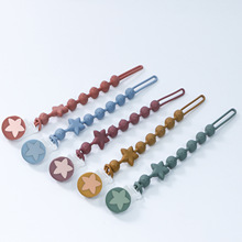 Baby Products Silicone Dummy Beads Clips Baby Teether