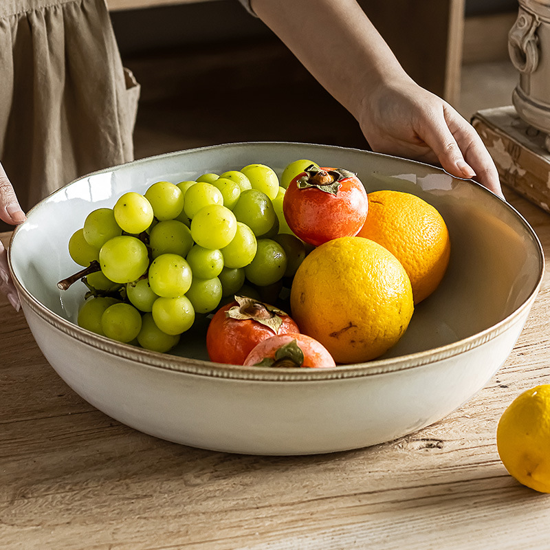 Simple estilo retro vajilla de cerámica hogar creativo sopa de fideos tazón de fideos instantáneos resistente al calor resistente a altas temperaturas Cocina hogar buena materia