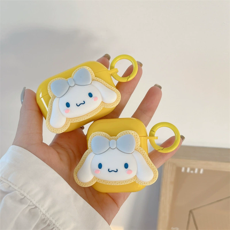 Яблоко, защитный чехол с мультяшным дизайном, наушники, pro2, Bluetooth