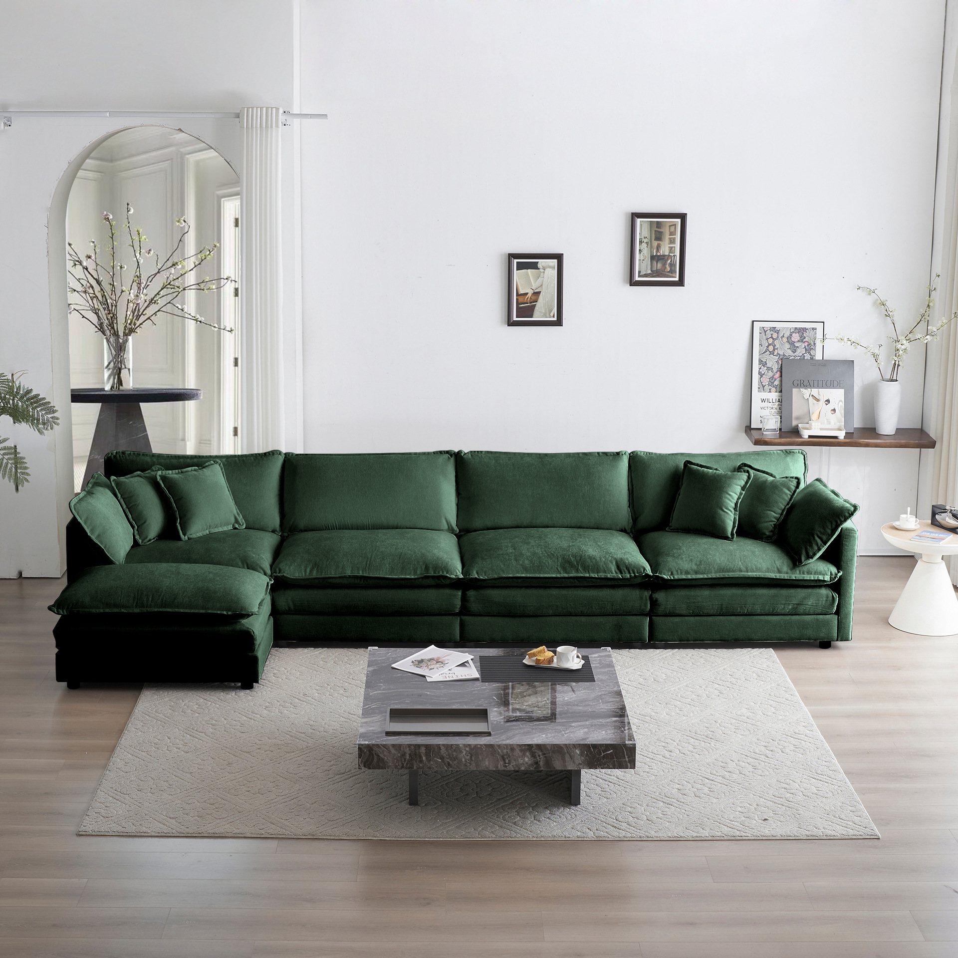 Sofá cama plegable estilo italiano simple sofá recto multifuncional para sentarse y acostarse pequeño sofá de tela de sala de estar