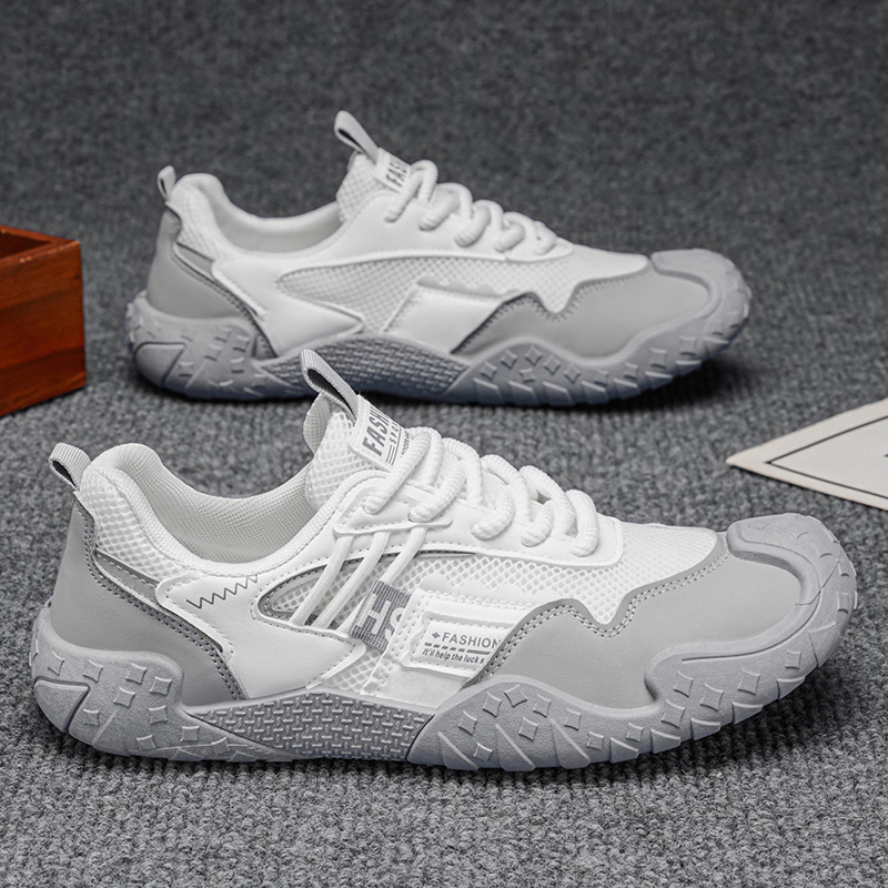 Men's Shoes 2026 Summer New Style Breathable Mesh Men's Casual Sports Shoes Non-Slip Thick Sole Versatile Dad Shoes for Men