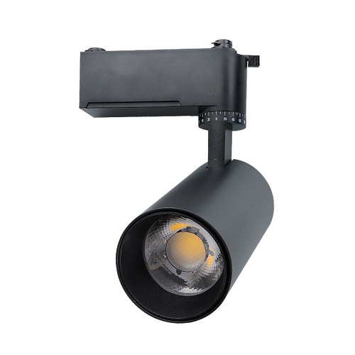 led spotlight track light commercial wholesale window spotlight cob rail spotlight surface mounted black long slide track light