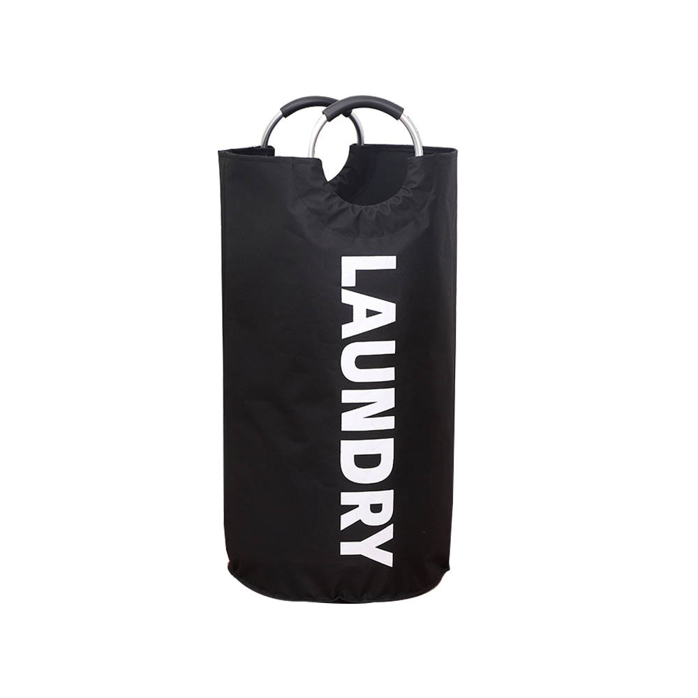 Bolsa de lavandería de tela Oxford - Transfronteriza (Amazon), tamaño grande, canasta de ropa sucia, plegable, con asa de espuma, también para almacenar juguetes, portátil