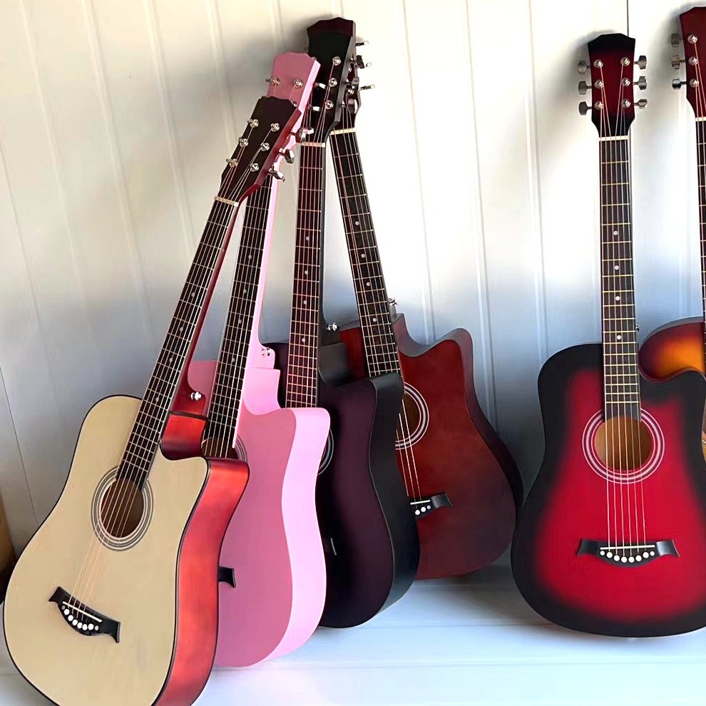Venta directa de guitarras de fábrica 38 pulgadas baladas popularización de principiantes introducción baladas guitarras estudiantes masculinos y femeninos practican Piano image 2