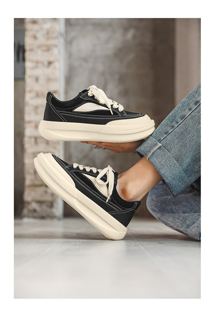 Chaussures décontractées homme à semelles épaisses et rehaussantes_voghion.com