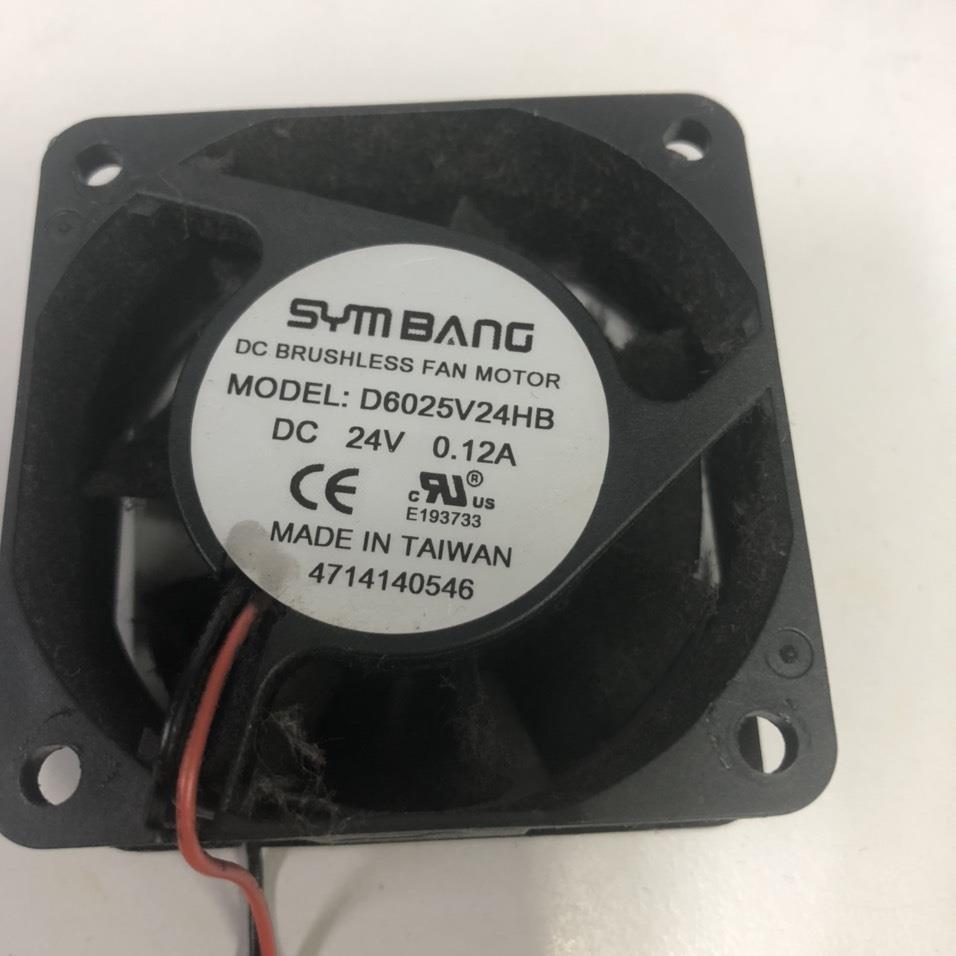 SYMBANG D6025V24HB DC 24V 0.12A 60x25mm 6厘米散热风扇