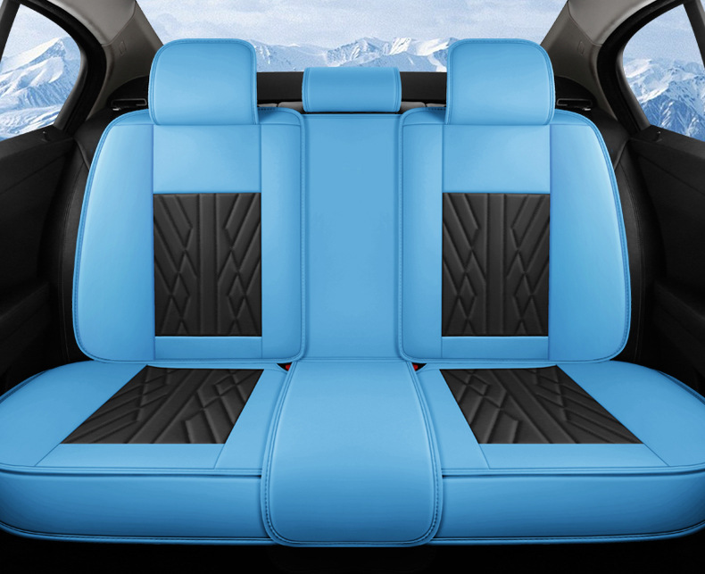 New Napapi Car Cushion Leather Four Seasons Universal Breathable All-inclusive Seat Cover Cross-border Amazon tume Wholesale
