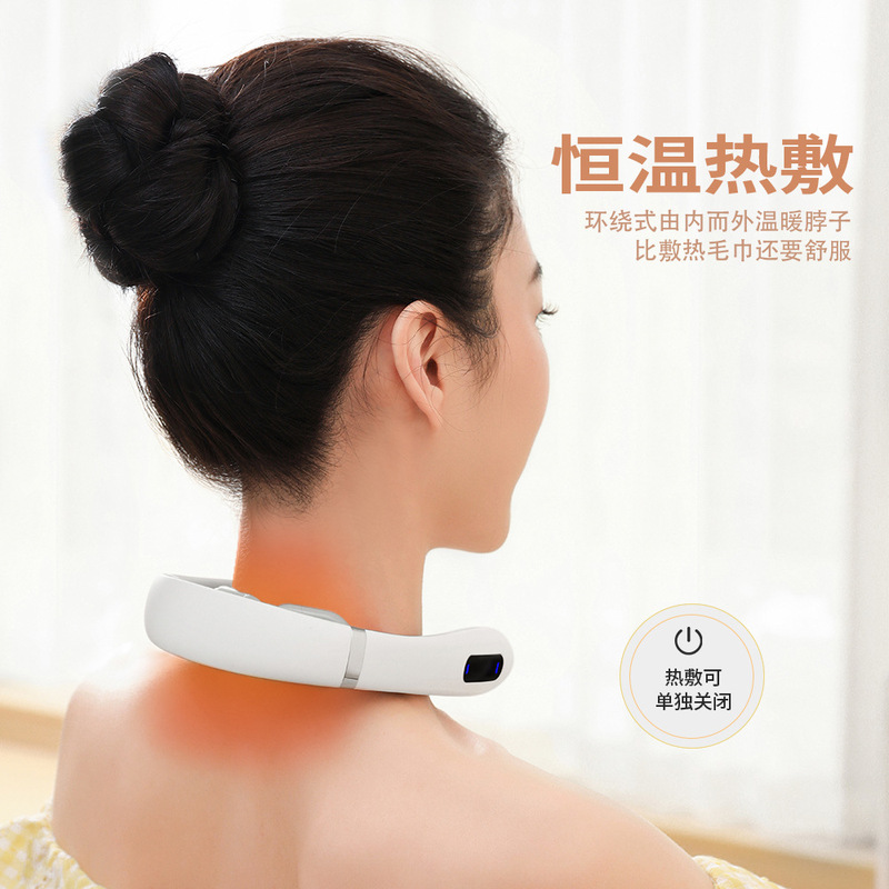 6頭8頭頚椎マッサージ器卸売り低周波パルス知能首保護器頚部マッサージ器頚部マッサージ器|undefined