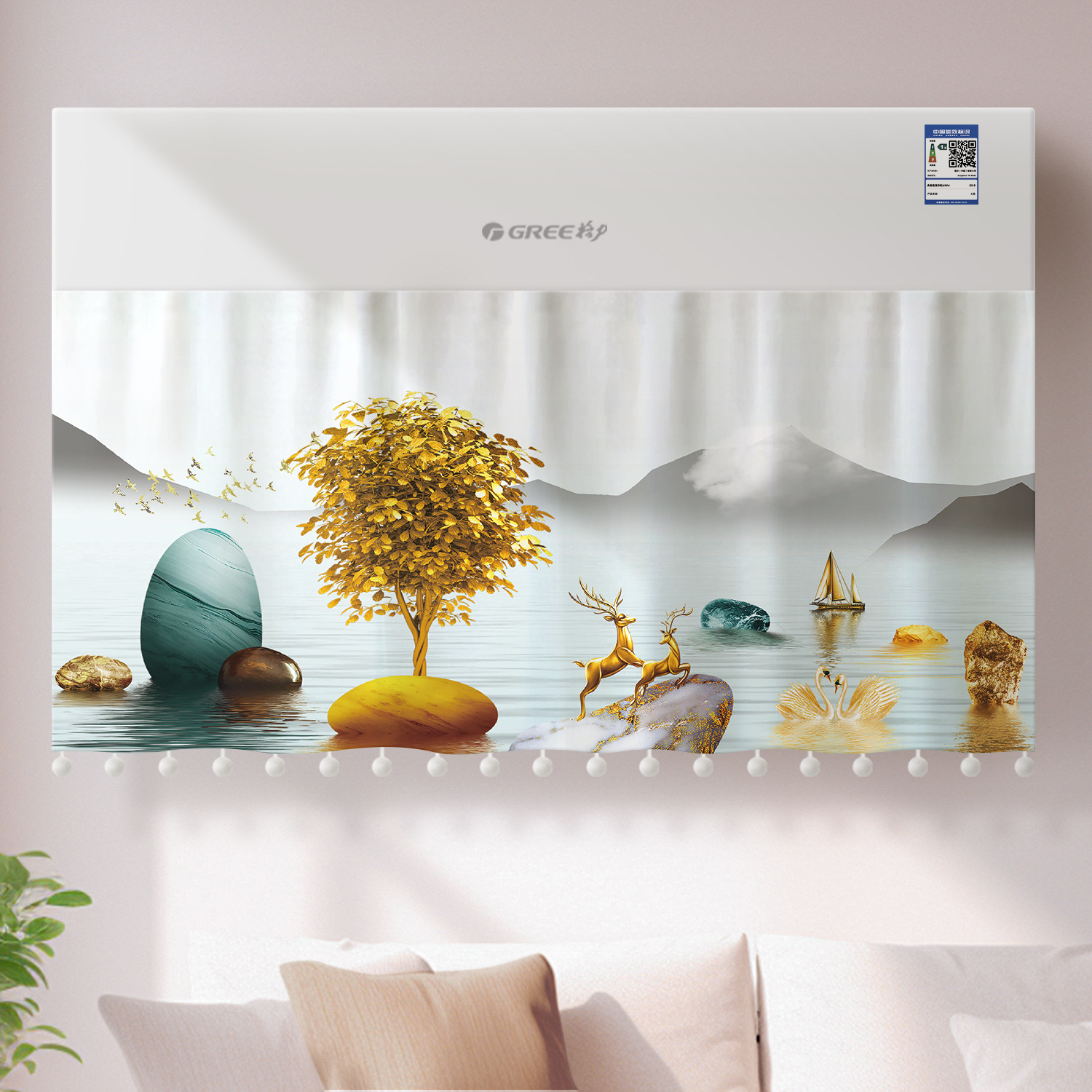 Parabrisas de aire acondicionado montado en el aire