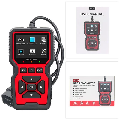 Obd Car Diagnostic Tool Elm327 Battery Testing and Decoding Device Obd2 Universal Box (Avtomobil diaqnostika alətləri) - v519