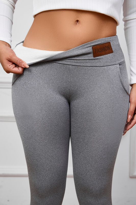 Exclusividad transfronteriza más terciopelo engrosamiento tablero de luz leggings de lana de cordero otoño e invierno para mujer leggings de cintura alta pantalones calientes pantalones de yoga