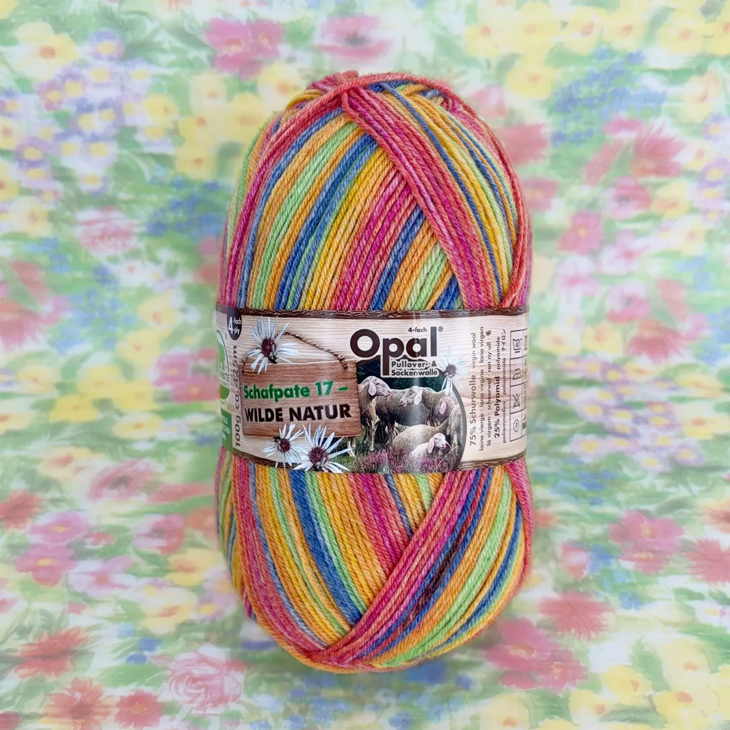 Opal Schafpate 17 Wild Natural Series Sock Thread Imported Section Dyed Wool