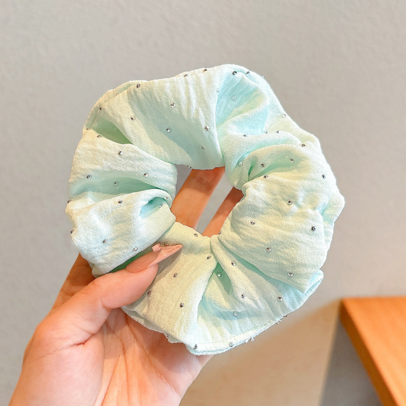 Temperamento floral intestino grueso anillo para el cabello bola femenina cabeza cuerda dulce cola de caballo cuerda para el cabello banda de goma de alta calidad accesorios para el cabello al por mayor