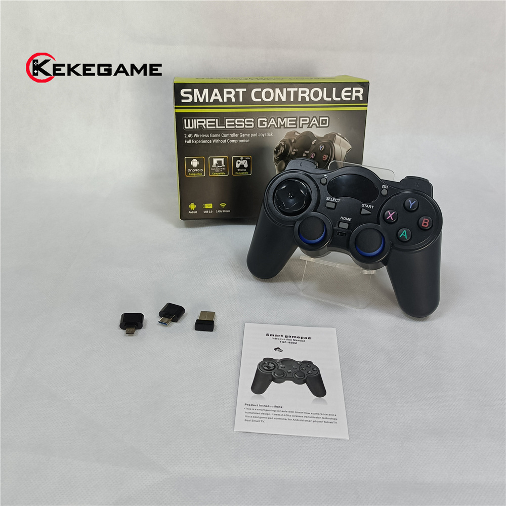 Teléfono Móvil androide del androide P3PC360 del Set-Top Box TV del GamePad inalámbrico androide de la manija 2,4g TV