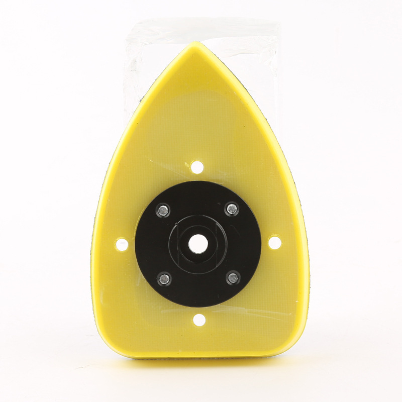 工厂批发抛光盘粘扣打磨机三角形长方形拉绒底盘光面磨盘