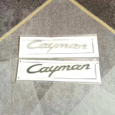 S, GTS, and Panamera models; used | Car logo - standard-cayman-one-remark-color-when-placing-order