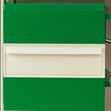 흰색 및 녹색 4 층 벨트 풀리