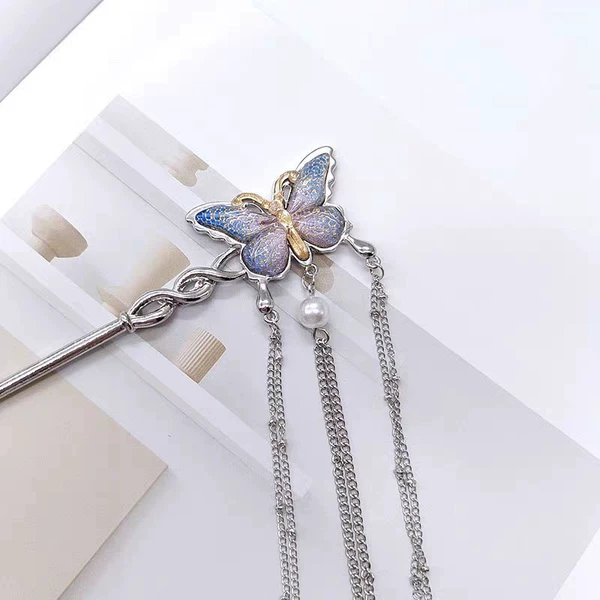 10# Crystal Butterfly-Silver