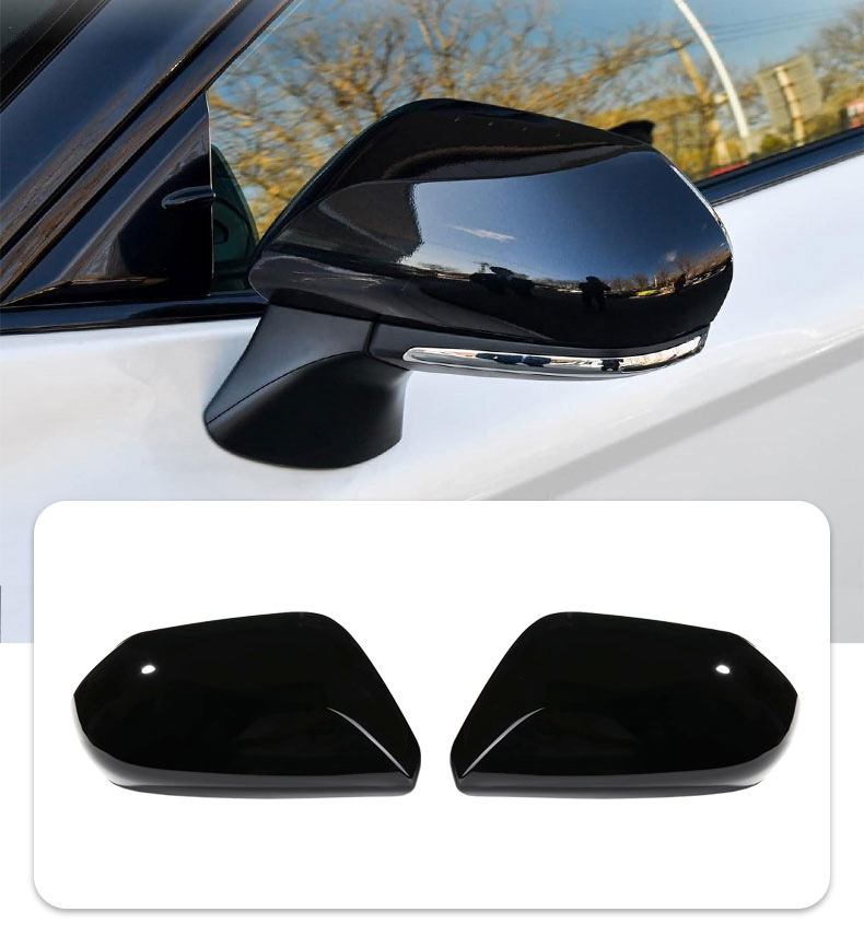 Suitable for Toyota 18-25 Eighth-Generation Camry, Glossy Black Adhesive-Type Original Car Model Modified Rearview Mirror Shell