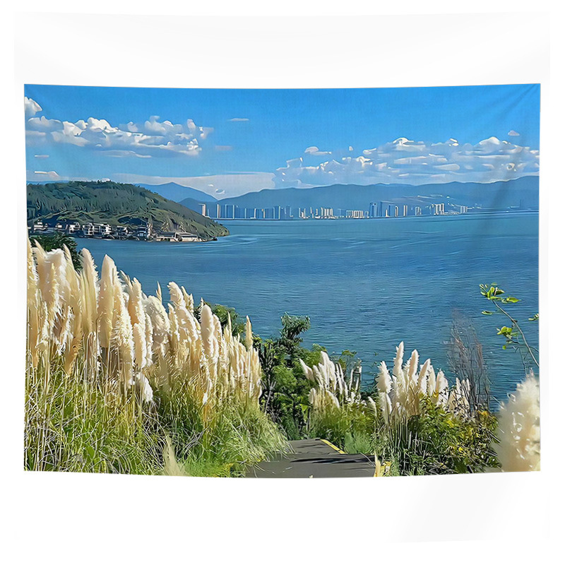 厂家批发ins少女心挂布潮牌网红直播背景布拍照背景墙布艺床头布|undefined