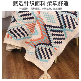 针织毯;绒毯;帽子头巾配件