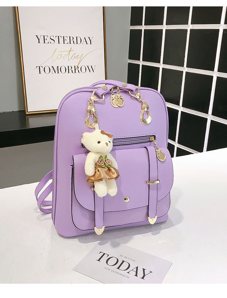 New style backpacks for women, fresh and cute student fashion and casual Korean-style women's bags, cross-border one-piece shipping worldwide undefined